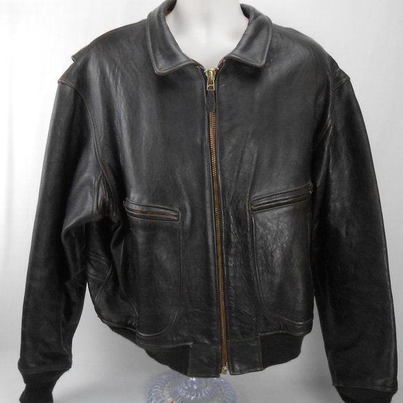 Avirex U.S. NAVY AERONAUTICS 7823 Leather jacket